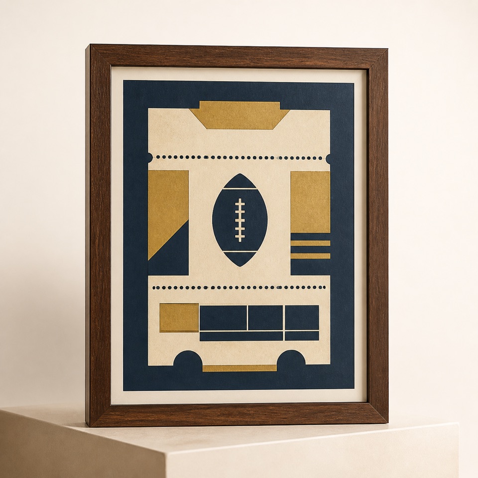 Packers Framed Ticket Poster, primary demo view